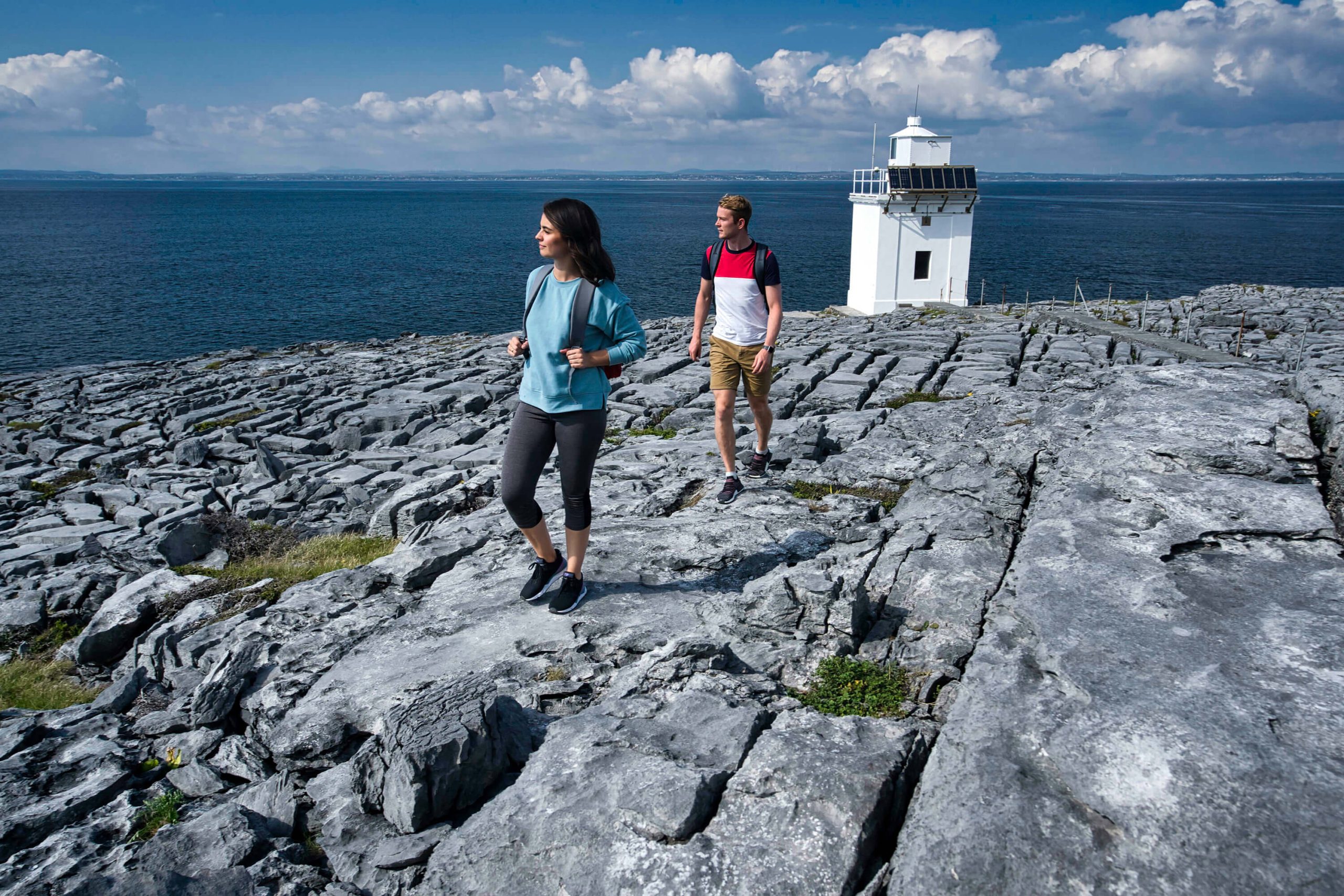 Winter walk in the Burren near Doolin Inn